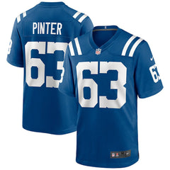 Danny Pinter Indianapolis Colts Game Jersey - Royal Jerseys