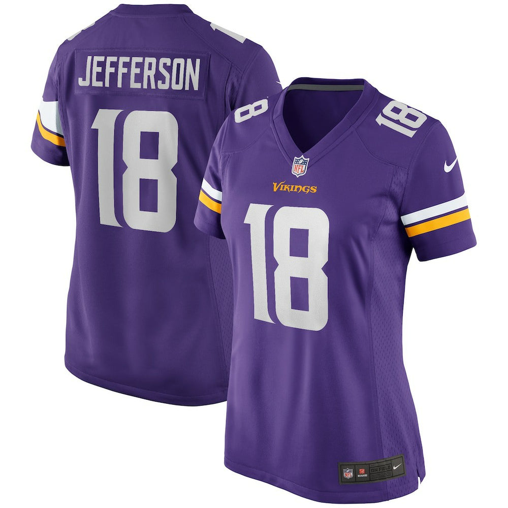 Justin Jefferson Minnesota Vikings Women's Game Jersey - Purple Jerseys