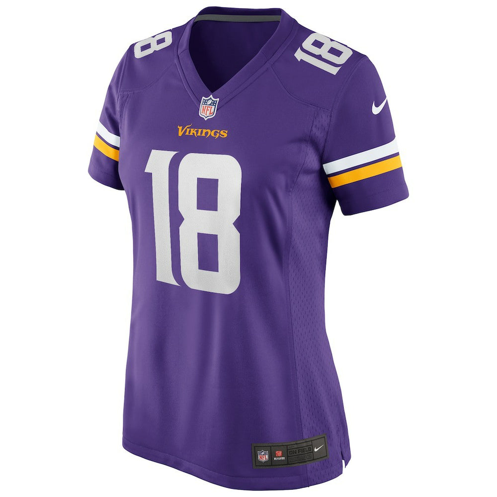 Justin Jefferson Minnesota Vikings Women's Game Jersey - Purple Jerseys