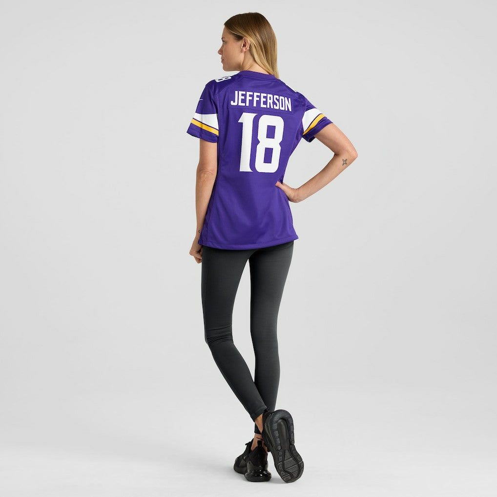 Justin Jefferson Minnesota Vikings Women's Game Jersey - Purple Jerseys