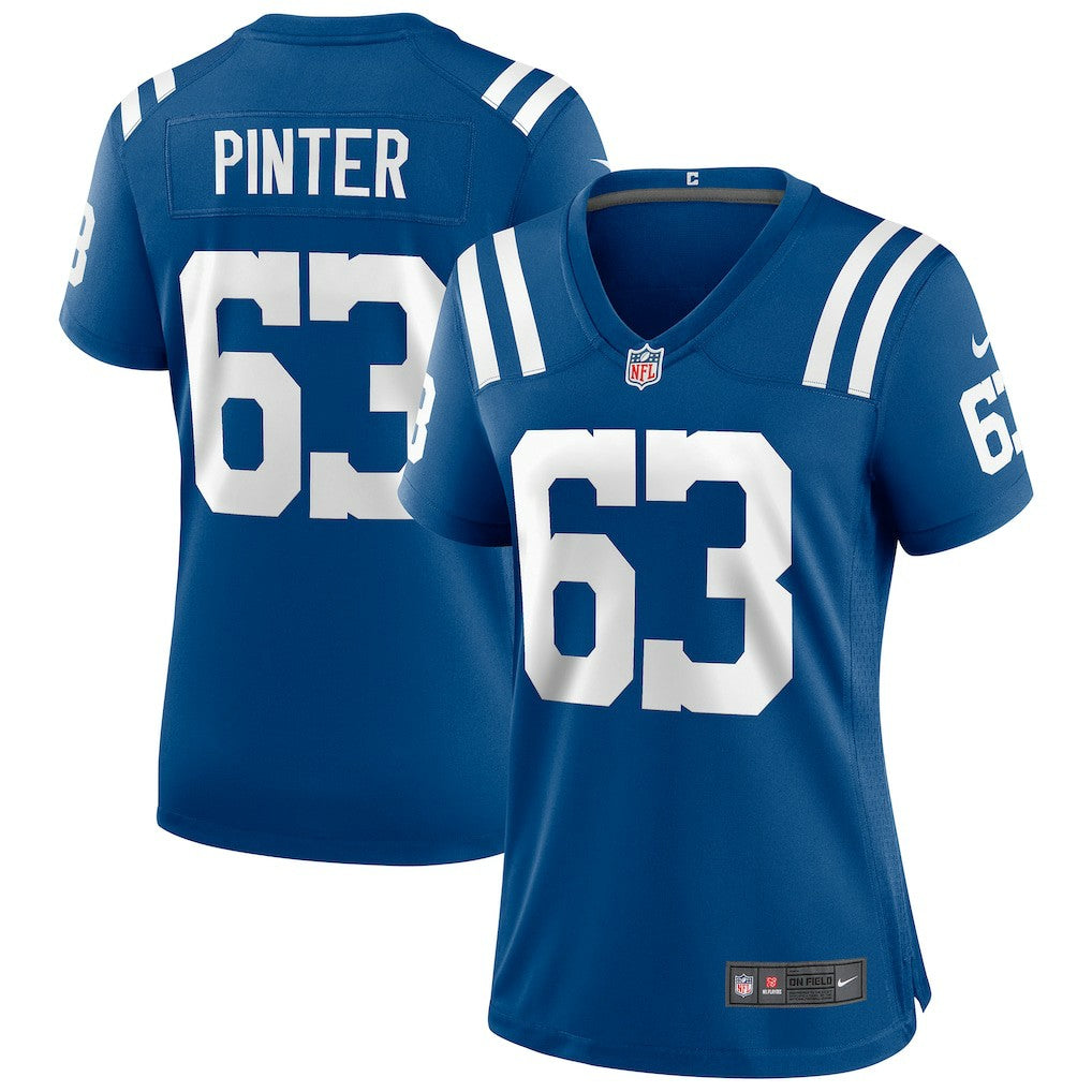Danny Pinter Indianapolis Colts Women's Game Jersey - Royal Jerseys