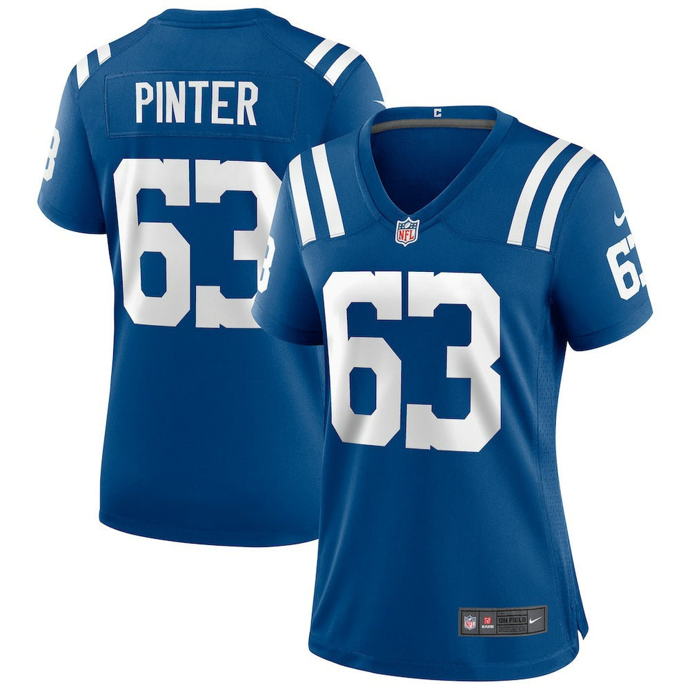 Danny Pinter Indianapolis Colts Women's Game Jersey - Royal Jerseys
