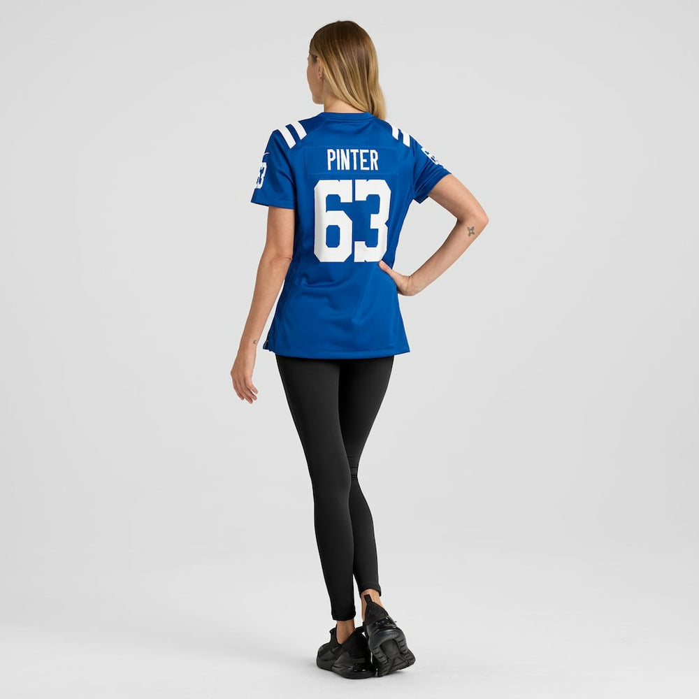 Danny Pinter Indianapolis Colts Women's Game Jersey - Royal Jerseys