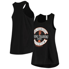 San Francisco Giants Soft as a Grape Women's 2020 Spring Training Circle Tank Top - Black Tanks