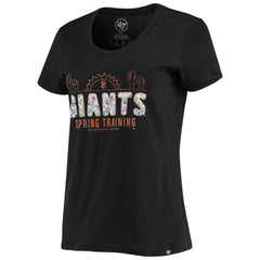 San Francisco Giants '47 Women's Spring Training Floral Fill Club T-Shirt - Black T-shirts