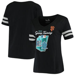 San Francisco Giants Touch by Alyssa Milano Women's Triple Play T-Shirt - Black T-shirts