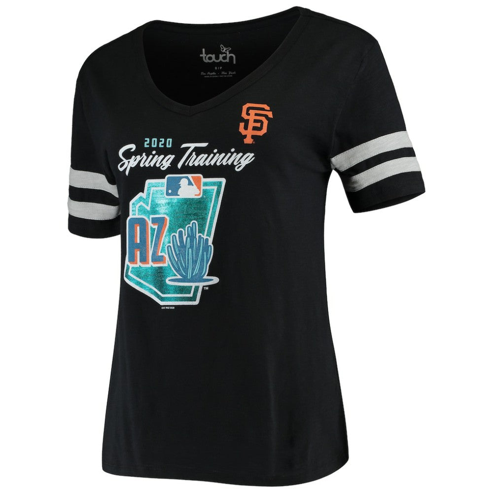 San Francisco Giants Touch by Alyssa Milano Women's Triple Play T-Shirt - Black T-shirts