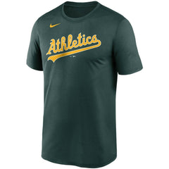 Athletics Nike Wordmark Legend Performance T-Shirt - Green T-shirts