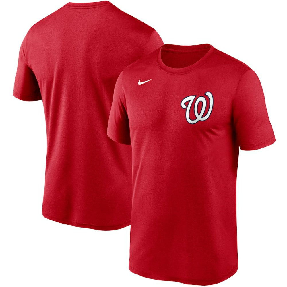 Washington Nationals Nike Wordmark Legend Performance T-Shirt - Red T-shirts