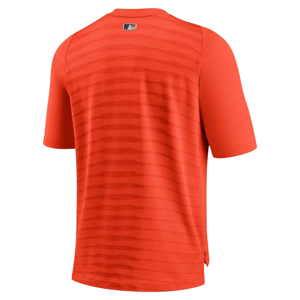 Baltimore Orioles Nike Authentic Collection Pregame Performance V-Neck T-Shirt - Orange T-shirts