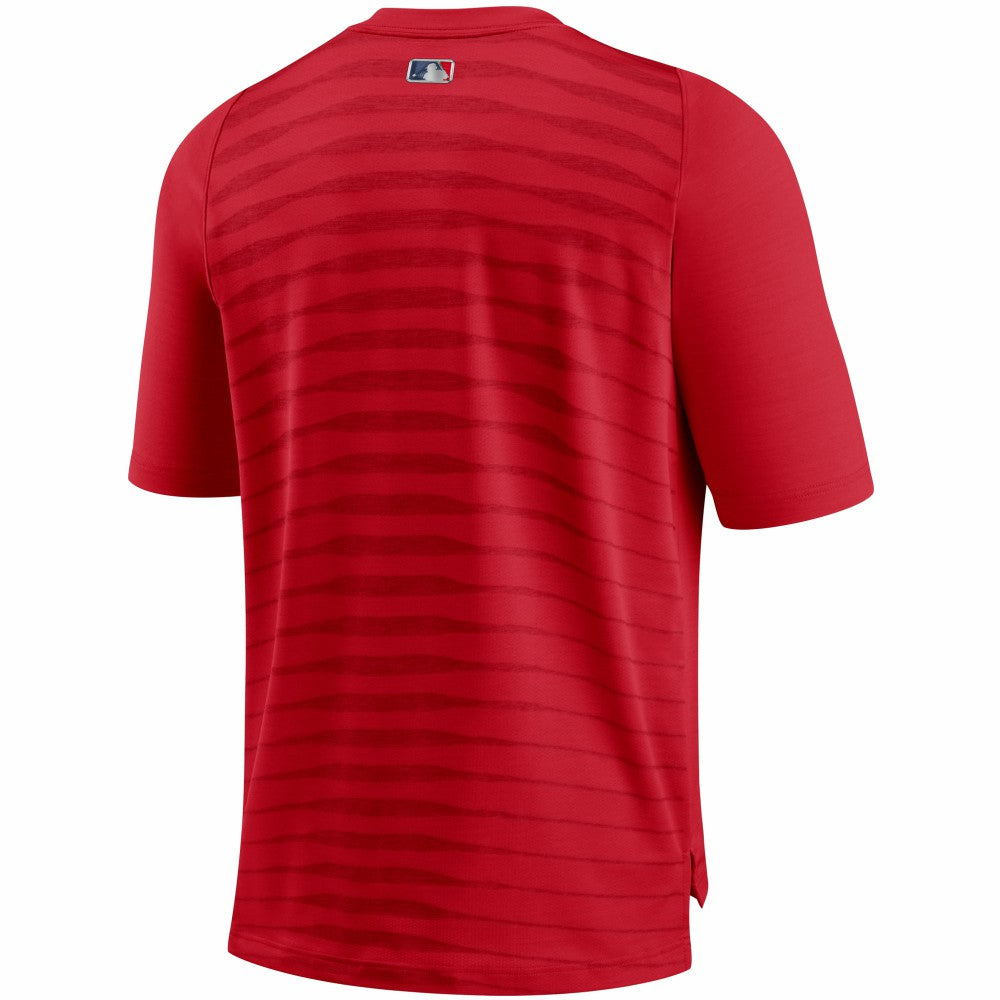 Minnesota Twins Nike Authentic Collection Pregame Performance V-Neck T-Shirt - Red T-shirts