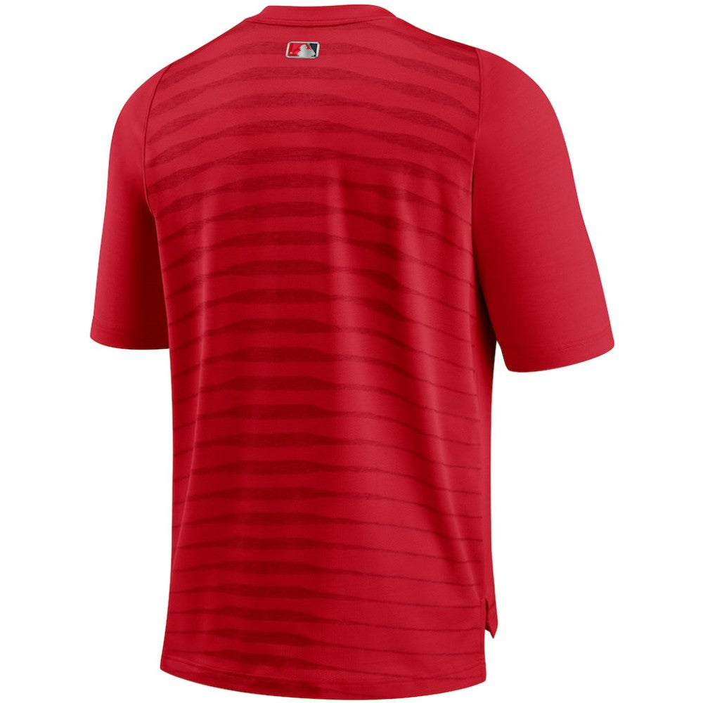 Washington Nationals Nike Authentic Collection Pregame Performance V-Neck T-Shirt - Red T-shirts