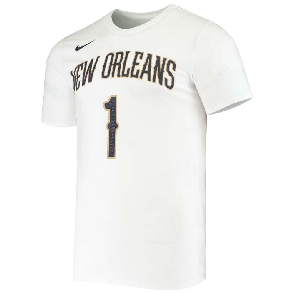 Zion Williamson New Orleans Pelicans Name & Number Performance T-Shirt White - Nike