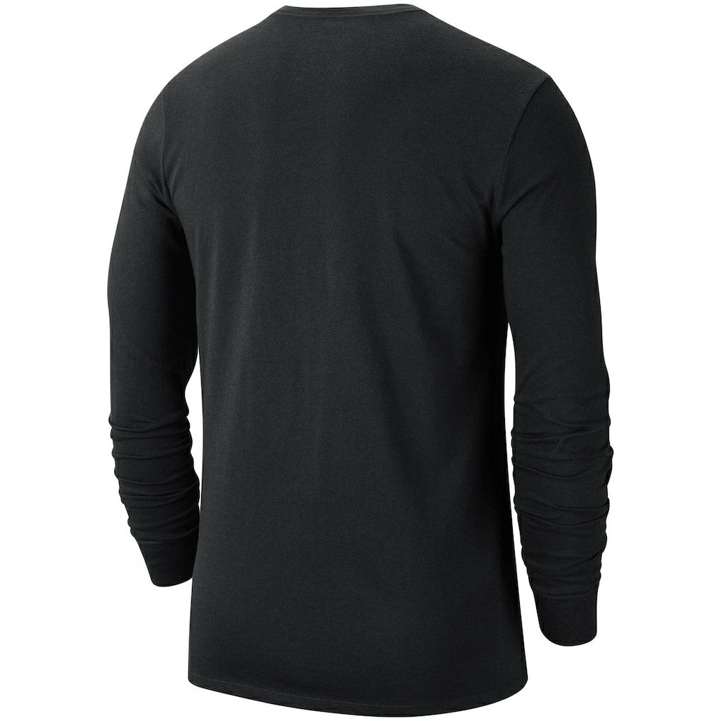 Philadelphia 76ers Courtside Chrome Long Sleeve T-Shirt Black - Nike