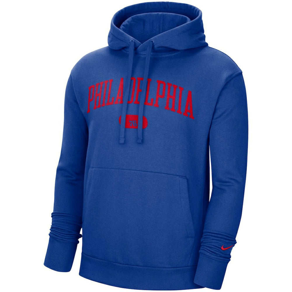 Philadelphia 76ers Heritage Essential Pullover Hoodie Royal - Nike