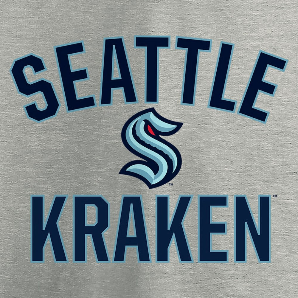 Seattle Kraken Fanatics Victory Arch T-Shirt - Heather Gray | US 3959185