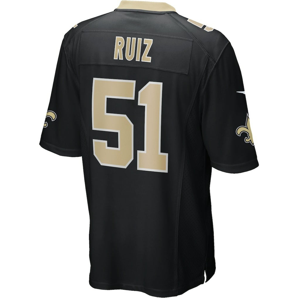 Cesar Ruiz New Orleans Saints Player Game Jersey - Black Jerseys