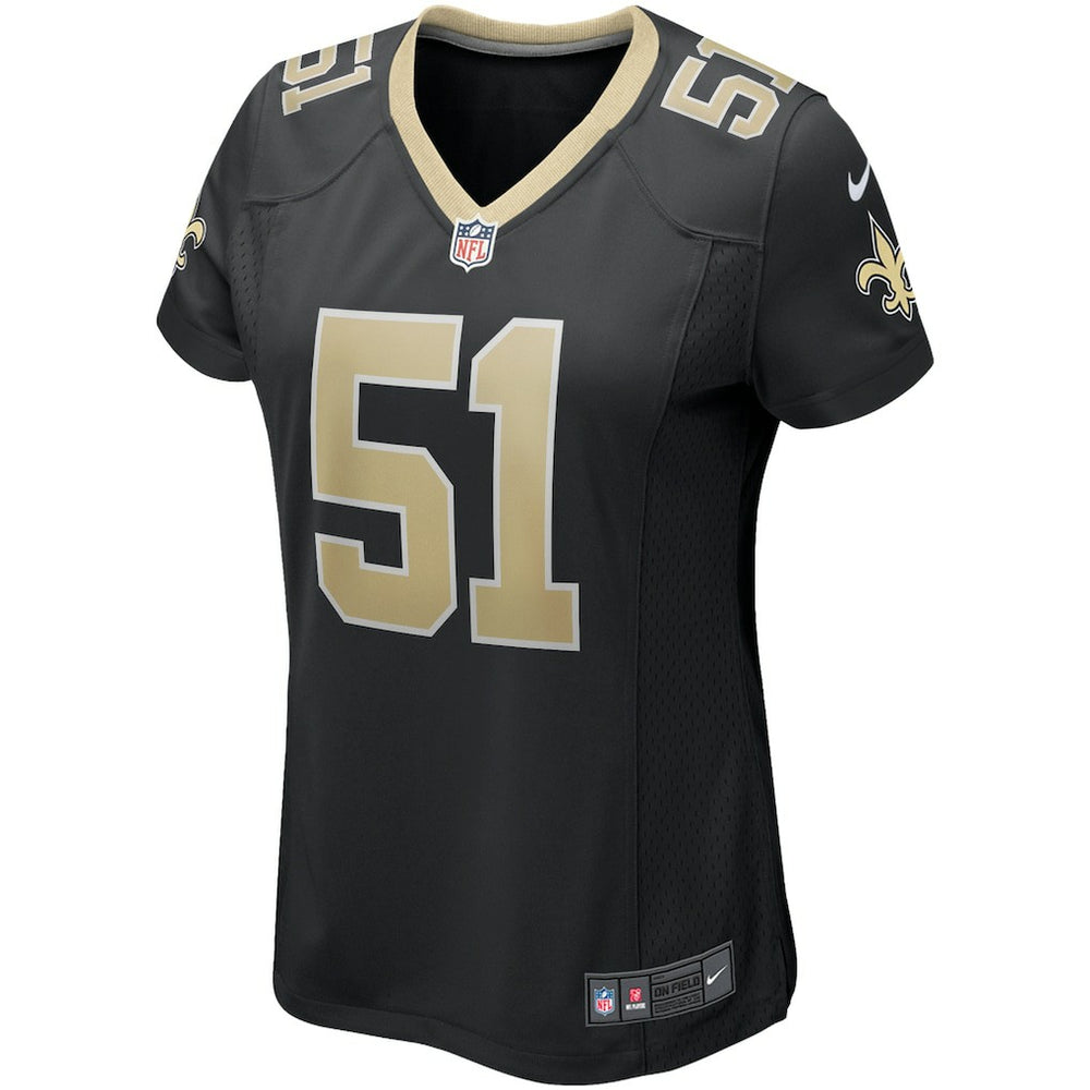 Cesar Ruiz New Orleans Saints Women's Game Jersey - Black Jerseys