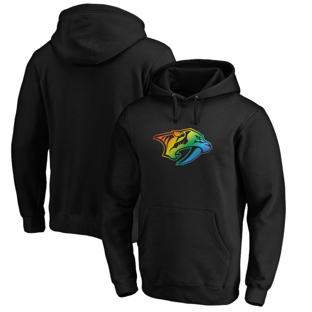 Nashville Predators Team Pride Logo Pullover Hoodie - Black | US 3964484