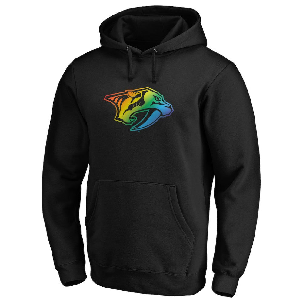 Nashville Predators Team Pride Logo Pullover Hoodie - Black | US 3964484
