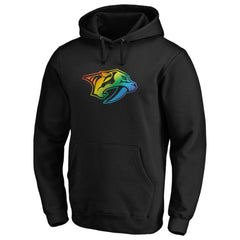 Nashville Predators Team Pride Logo Pullover Hoodie - Black | US 3964484