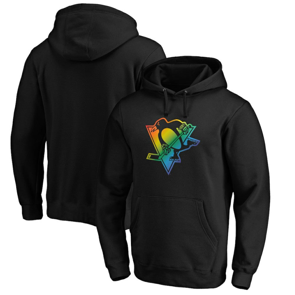 Pittsburgh Penguins Team Pride Logo Pullover Hoodie - Black | US 3964490