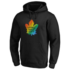 Toronto Maple Leafs Team Pride Logo Pullover Hoodie - Black | US 3964494