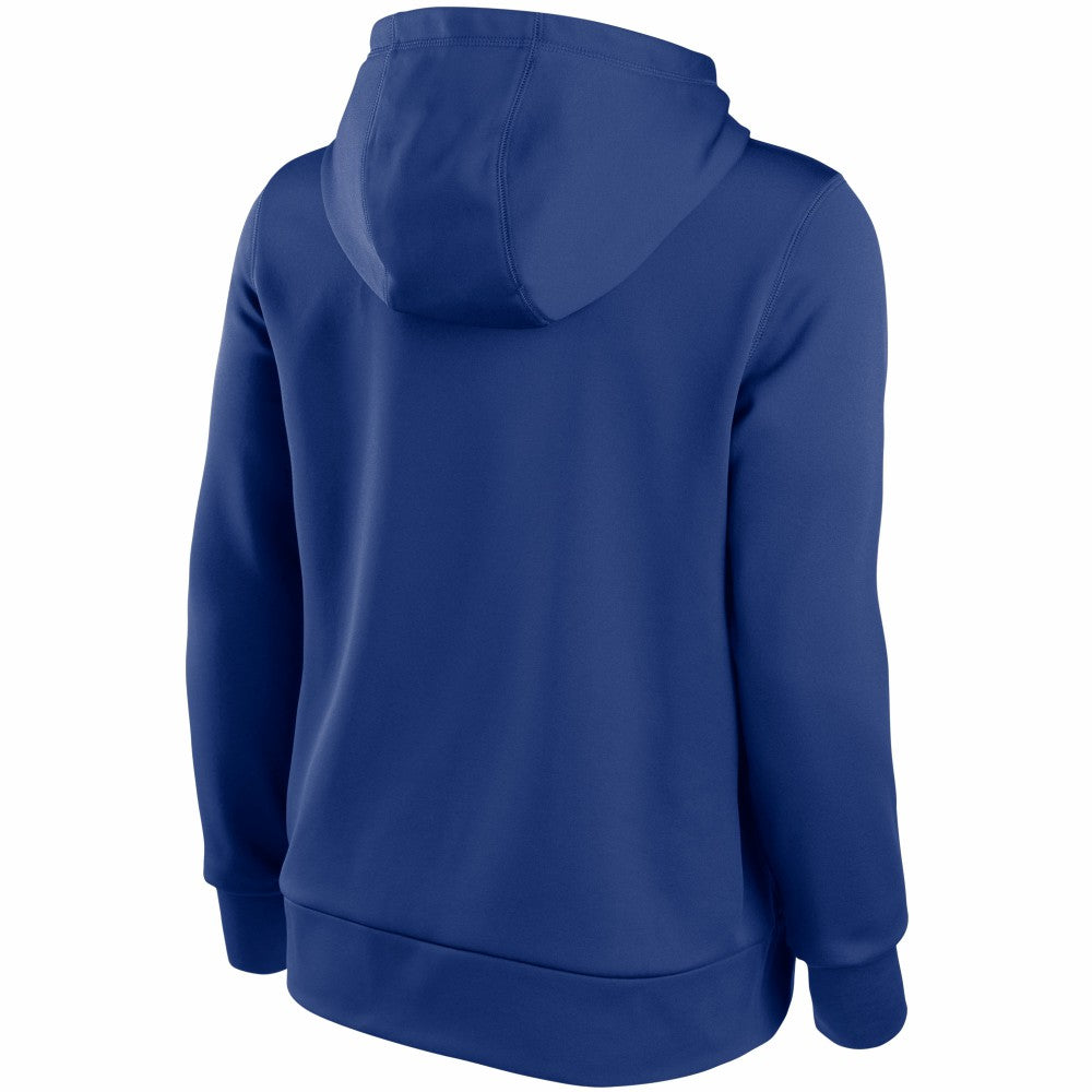 New York Mets Nike Women's Club Angle Performance Pullover Hoodie - Royal Hoodies