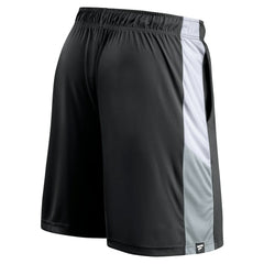 Las Vegas Raiders Prep Colorblock Shorts - Black Shorts
