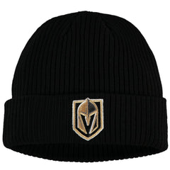Vegas Golden Knights Fanatics Core Primary Logo Cuffed Knit Hat - Black | US 3970340
