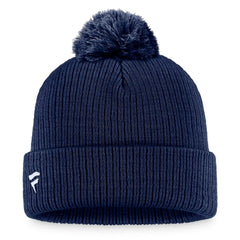 St. Louis Blues Fanatics Primary Logo Cuffed Knit Hat with Pom - Navy | US 3970452