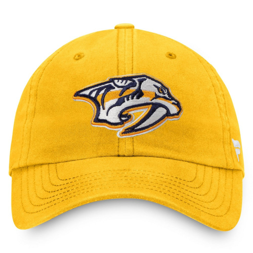 Nashville Predators Fanatics Core Primary Logo Adjustable Hat - Gold | US 3970522