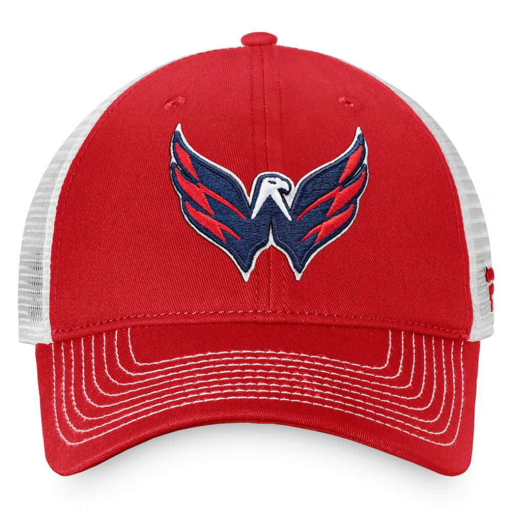 Washington Capitals Fanatics Core Primary Logo Trucker Adjustable Hat - Red/White | US 3970578