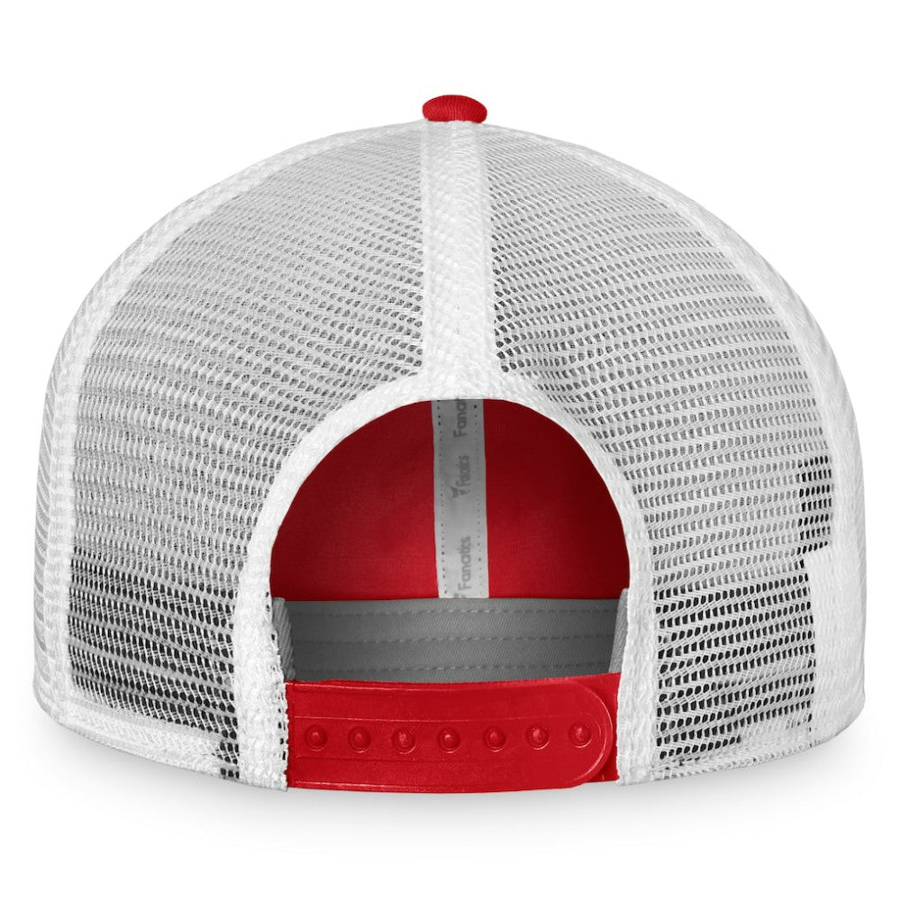 Washington Capitals Fanatics Core Primary Logo Trucker Adjustable Hat - Red/White | US 3970578