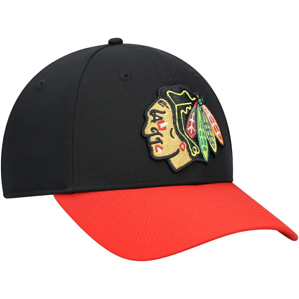 Chicago Blackhawks Fanatics Core Primary Logo Flex Hat - Black | US 3970655