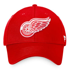 Detroit Red Wings Fanatics Core Adjustable Hat - Red | US 3970725