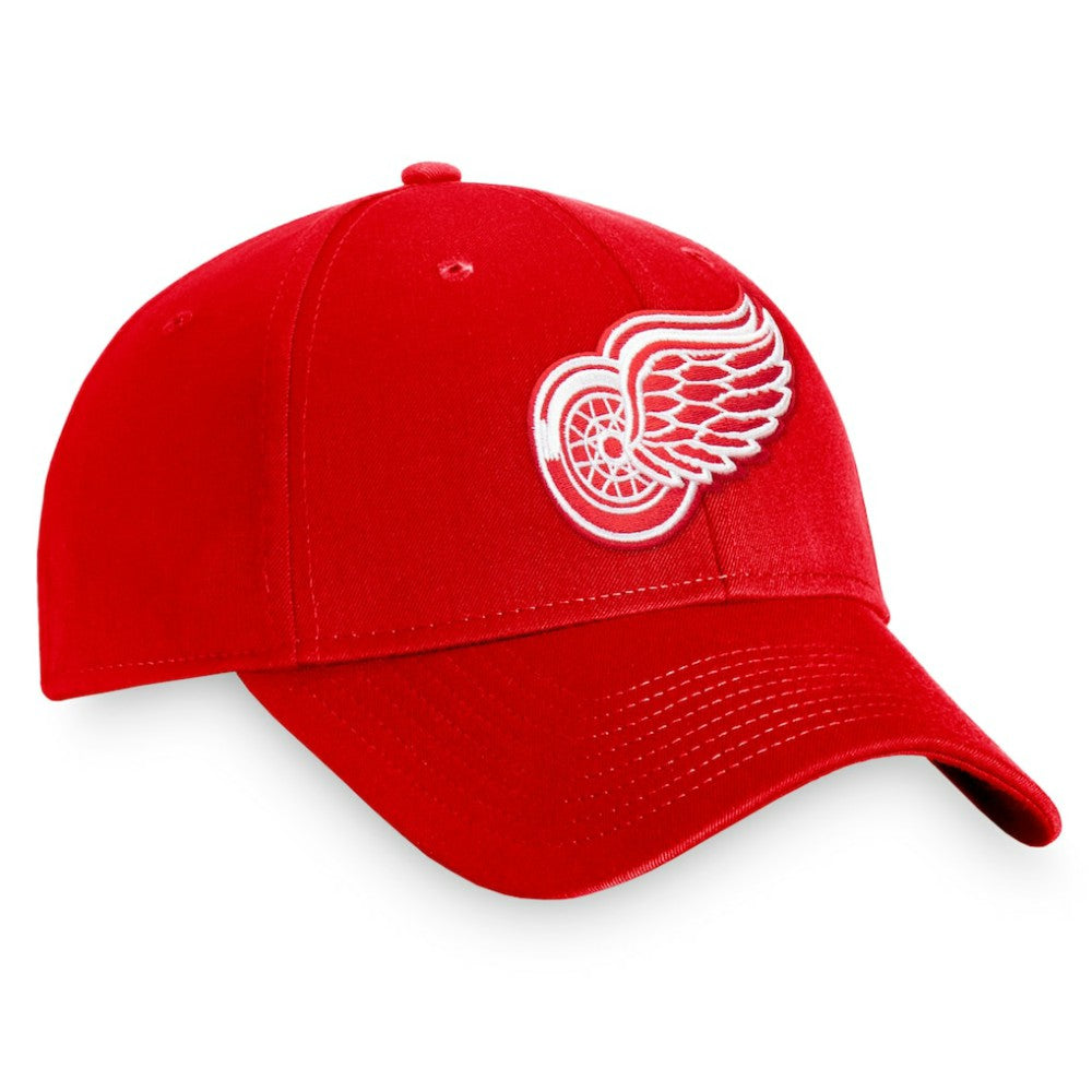 Detroit Red Wings Fanatics Core Adjustable Hat - Red | US 3970725