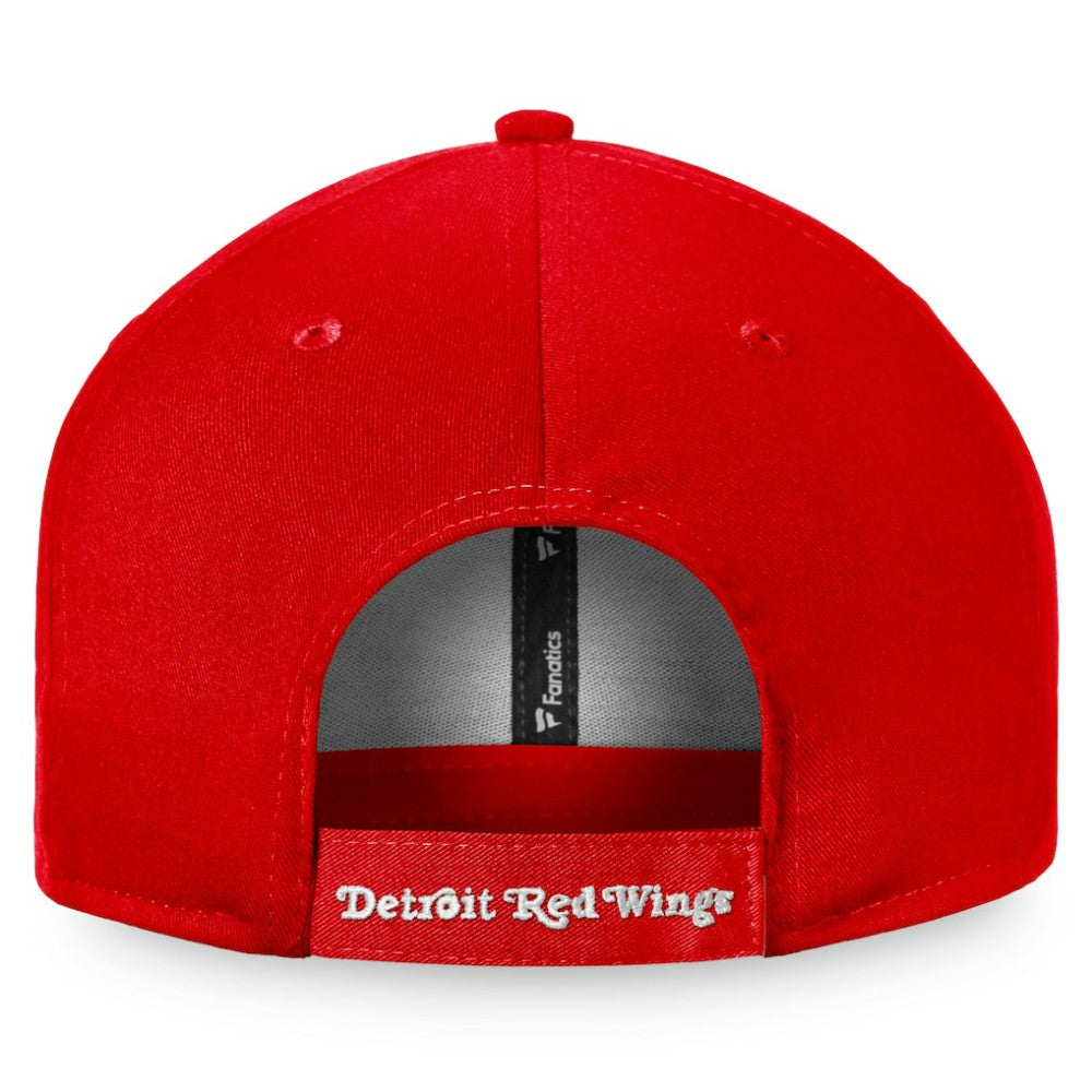 Detroit Red Wings Fanatics Core Adjustable Hat - Red | US 3970725