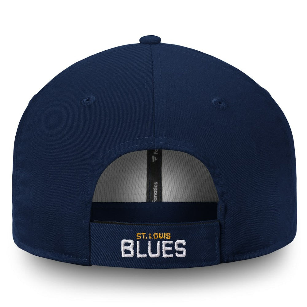 St. Louis Blues Fanatics Core Adjustable Hat - Navy | US 3970855