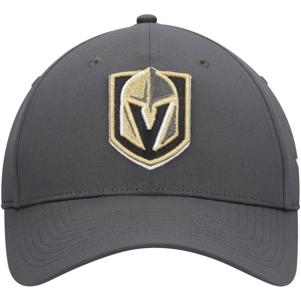 Vegas Golden Knights Fanatics Logo Core Adjustable Hat - Charcoal | US 3970871