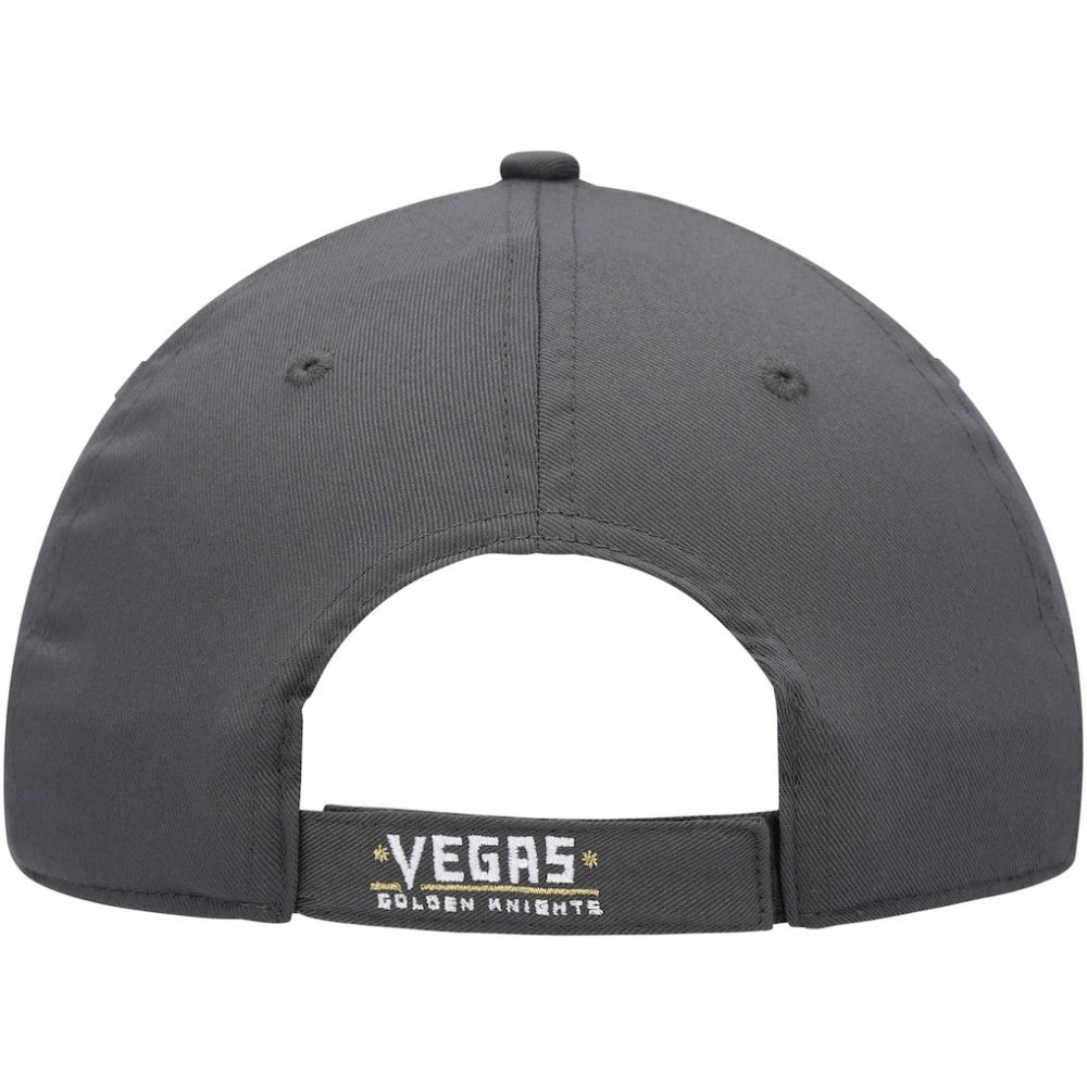 Vegas Golden Knights Fanatics Logo Core Adjustable Hat - Charcoal | US 3970871