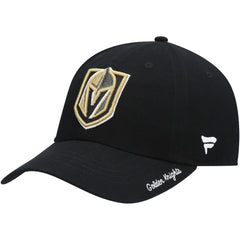 Vegas Golden Knights Fanatics Women's Core Primary Logo Adjustable Hat - Black | US 3971055
