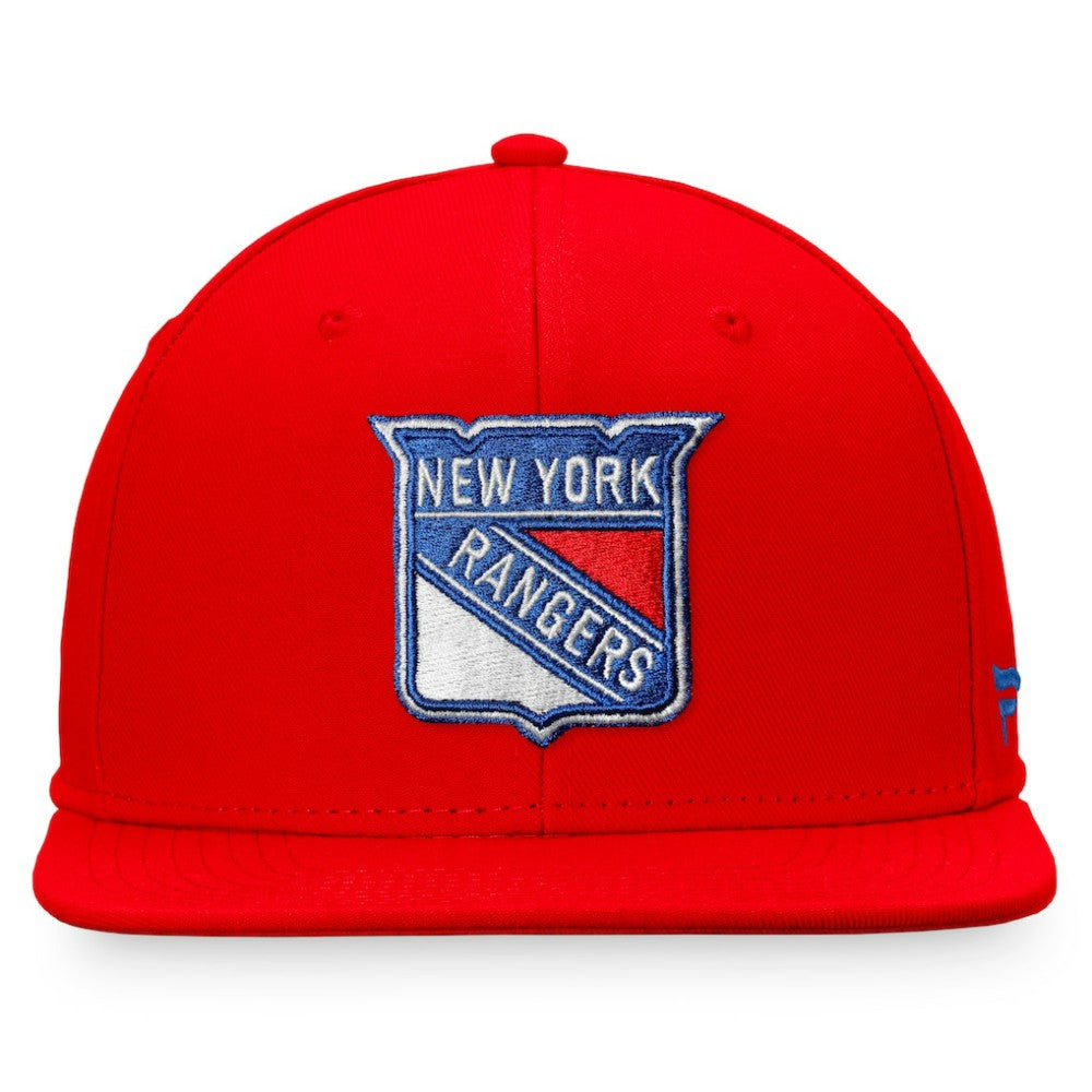 New York Rangers Fanatics Core Primary Logo Fitted Hat - Red | US 3971154