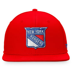 New York Rangers Fanatics Core Primary Logo Fitted Hat - Red | US 3971154