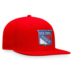 New York Rangers Fanatics Core Primary Logo Fitted Hat - Red | US 3971154