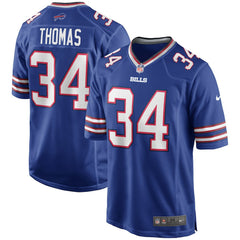 Thurman Thomas Buffalo Bills Game Retired Player Jersey - Royal Jerseys