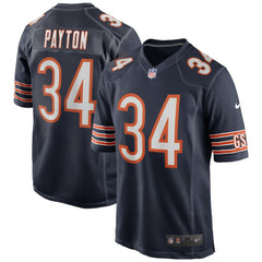 Walter Payton Chicago Bears Game Retired Player Jersey - Navy Jerseys