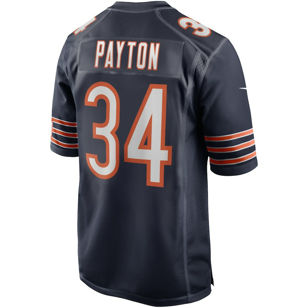 Walter Payton Chicago Bears Game Retired Player Jersey - Navy Jerseys