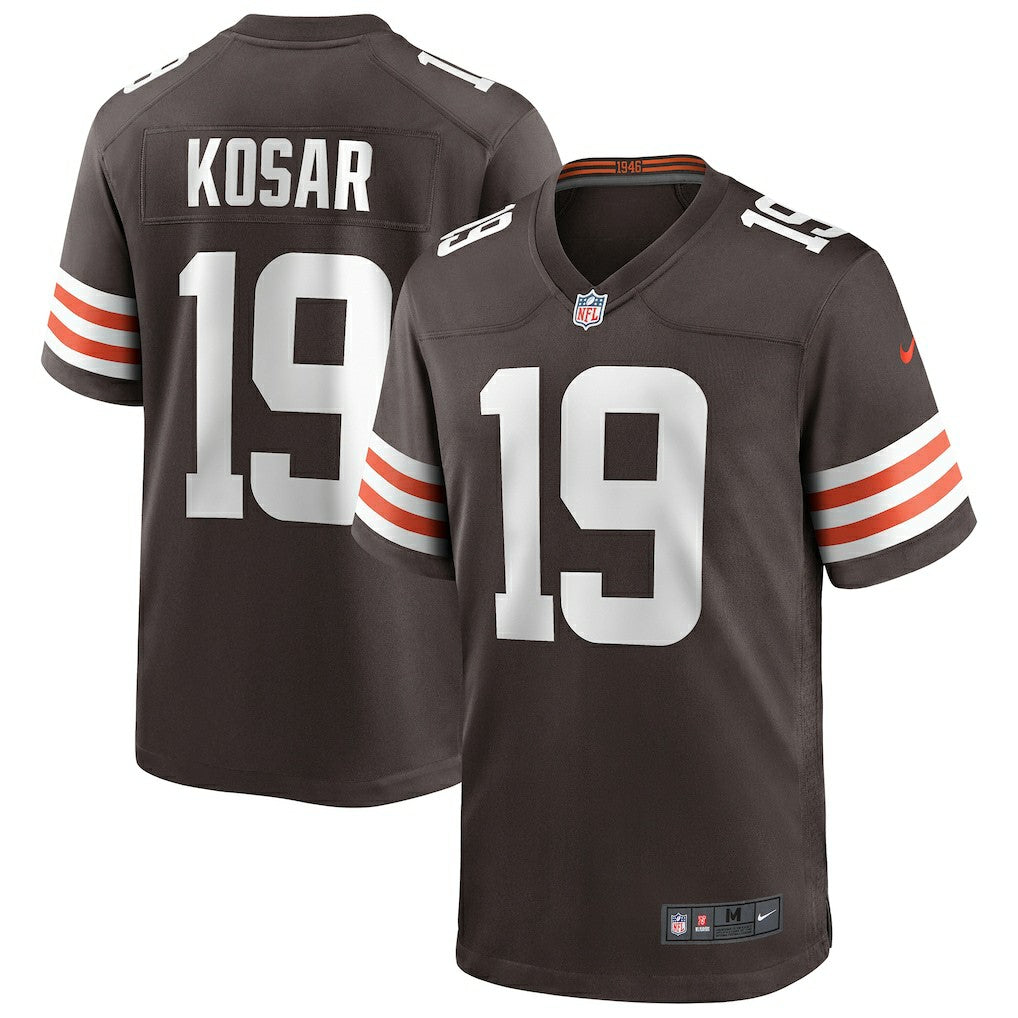 Bernie Kosar Cleveland Browns Game Retired Player Jersey - Brown Jerseys
