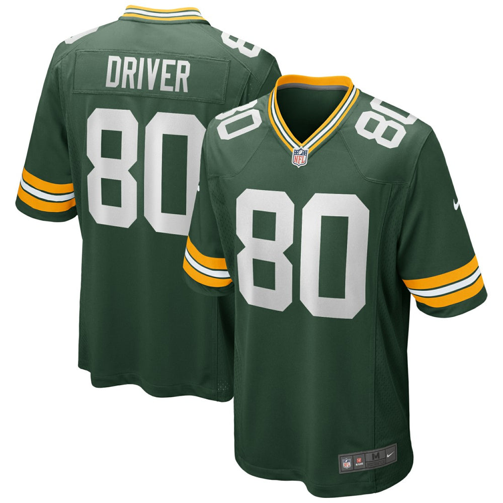 Donald Driver Green Bay Packers Game Retired Player Jersey - Green Jerseys